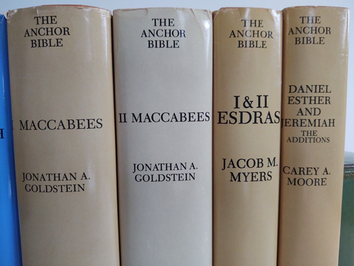 Vtg 1965-87 Set of 9 Vols ANCHOR BIBLE COMMENTARY HCDJ OT NT Maccabees Apocrypha - Picture 5 of 13