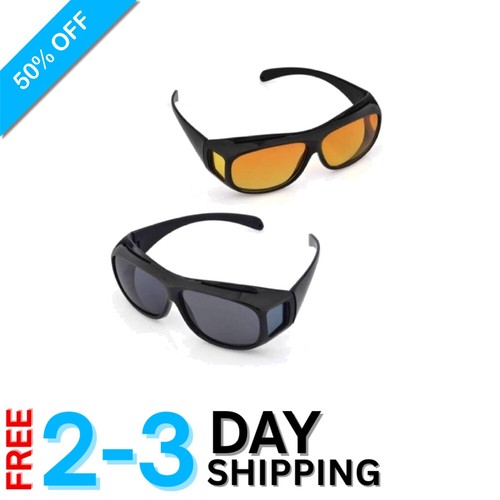 Polarized Dual-Use Sunglasses for Day & Night Driving with Anti-Glare Coating