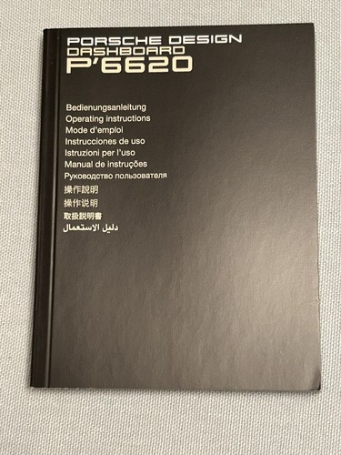 New! Porsche Design Flat Six Operating Instruction Manual 6000 Series - Picture 10 of 30