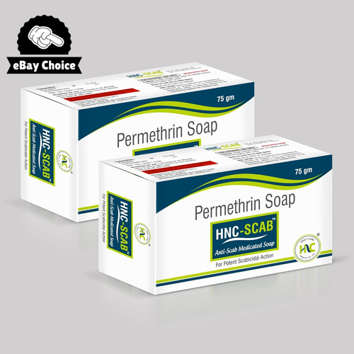 Scab Permethrin 1 Percent Medicated Soap 4 Bar Pack All Skin Types - Picture 9 of 12