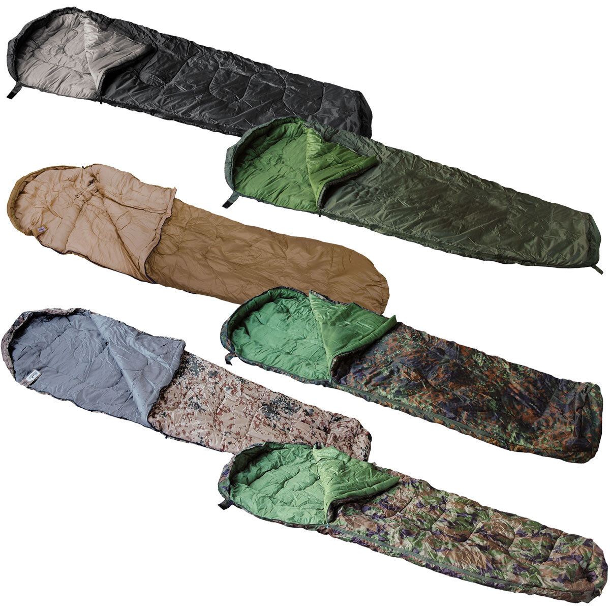 Saco de Dormir con Capucha Exterior Ejército Bw Bolsa Camping US Army Vivac