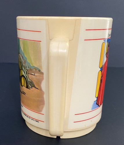 Deka Star Wars Mug Return of the Jedi Darth Vader Plastic Cup Lucas Film 1983 - Picture 3 of 8