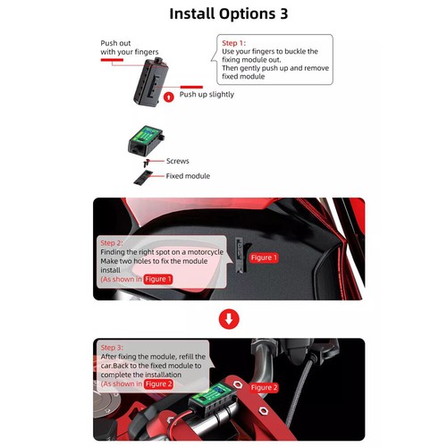 Motorcycle SAE to Dual USB Charger Port Voltmeter Adapter ATV UTV Waterproof US - Picture 11 of 11