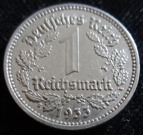 MDS DEUTSCHES REICH DRITTES REICH 1 REICHSMARK 1933 E #R - Picture 2 of 2