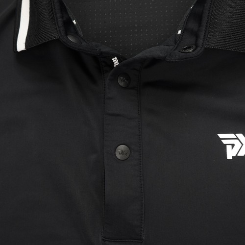 PXG Parsons Extreme Mens Medium Black Vented Stretch Performance Golf Polo Shirt - Picture 5 of 14