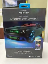 Type S 72" Plug & Glow Lighting Strips Bluetooth Exterior Smart LED Lighting Kit