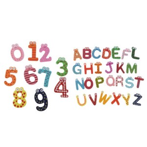 Kids Fridge Magnets Magnetic Letters Wooden Alphabet English Language Toys