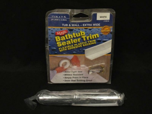 Magic Bathtub Sealer Trim & Bathroom Improvement Items Pre-Owned Lot