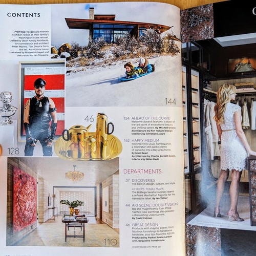Architectural Digest January 2015 The Great Design Issue MINT No Label - Foto 4 di 6