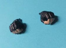 WWE Mattel Elite Action Figure Hands Parts Black Gloves Replacement MMA Great!