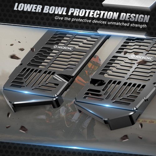 NICECNC Kühlerschutz Für KTM 125-450 SX XC F 2023-2025 EXC/EXCF/XCW/XCF-W 2024 - Picture 7 of 11