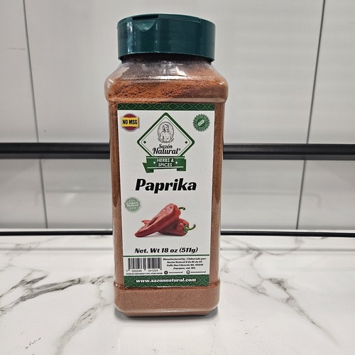 Sazon Natural Herb & Spices Paprika Seasoning 18 oz No MSG Gluten Free Authentic - Picture 1 of 7