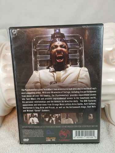 Tech N9ne - The Psychumentary DVD Kottonmouth Kings Prozak Krizz Kaliko Strange  - Afbeelding 2 van 3
