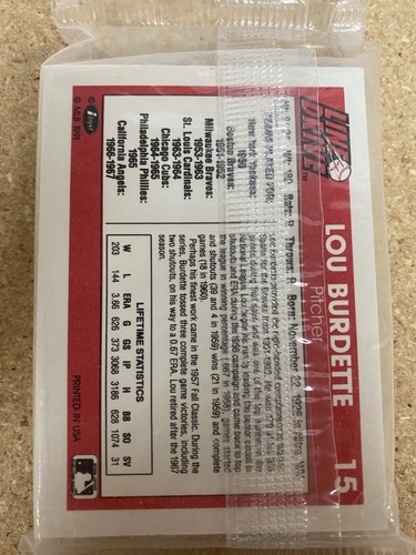 Impel Line Drive 1991 sin abrir, aspecto Harmon Killebrew - Imagen 2 de 2
