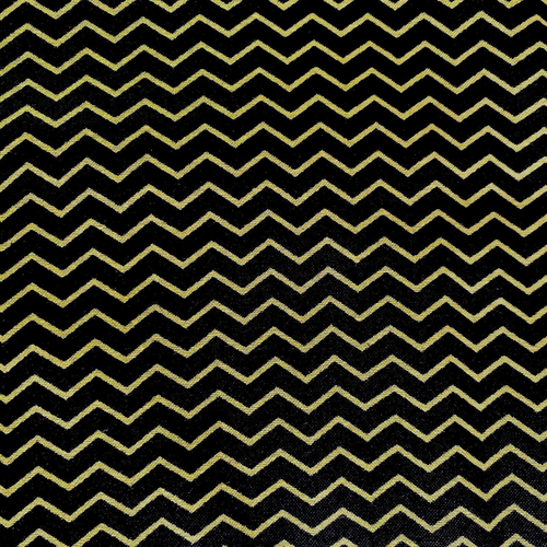 3 YARDS NEW Black and Green CHEVRON PRINT Fabric Quilting Crafts Home Decor - Picture 2 of 5