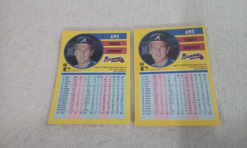 1991 Fleer Part. set 600's-700's Baseball  Pick cards that you may want/need. - Picture 161 of 175