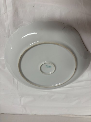 Vintage Hinode Japan Set of 3 Teacups & Luncheon Plates Purple Floral Pattern - Picture 5 of 8