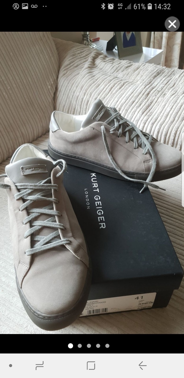 Scarpe casual da uomo Kurt Geiger Scarpe Da Ginnastica Misura Scarpe casual da uomo Kurt Geiger Scarpe Da Ginnastica Misura