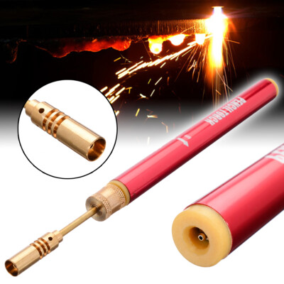 Mini Gas Blow Torch Gun Soldering Solder Iron Cordless Welding Pen Burner y
