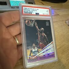 Michael Jordan Vintage Basketball Card PSA 7 Beam Team Stadium Club NBA 1993 WOW
