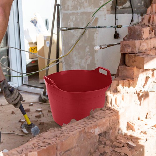 6 x 75L Flexi Wanne mit Griff Trug Bauherren Eimer Haus Garten Aufbewahrungsbehälter - Bild 53 von 130
