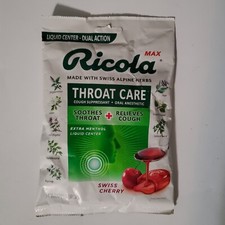 Ricola Ricola Max Throat Care Cough Suppressant Drops Swiss Cherry 34 drops