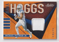 MICHAEL PITTMAN 2021 Panini Absolute Ball Hoggs Rookie Memorabilia Relic BH15