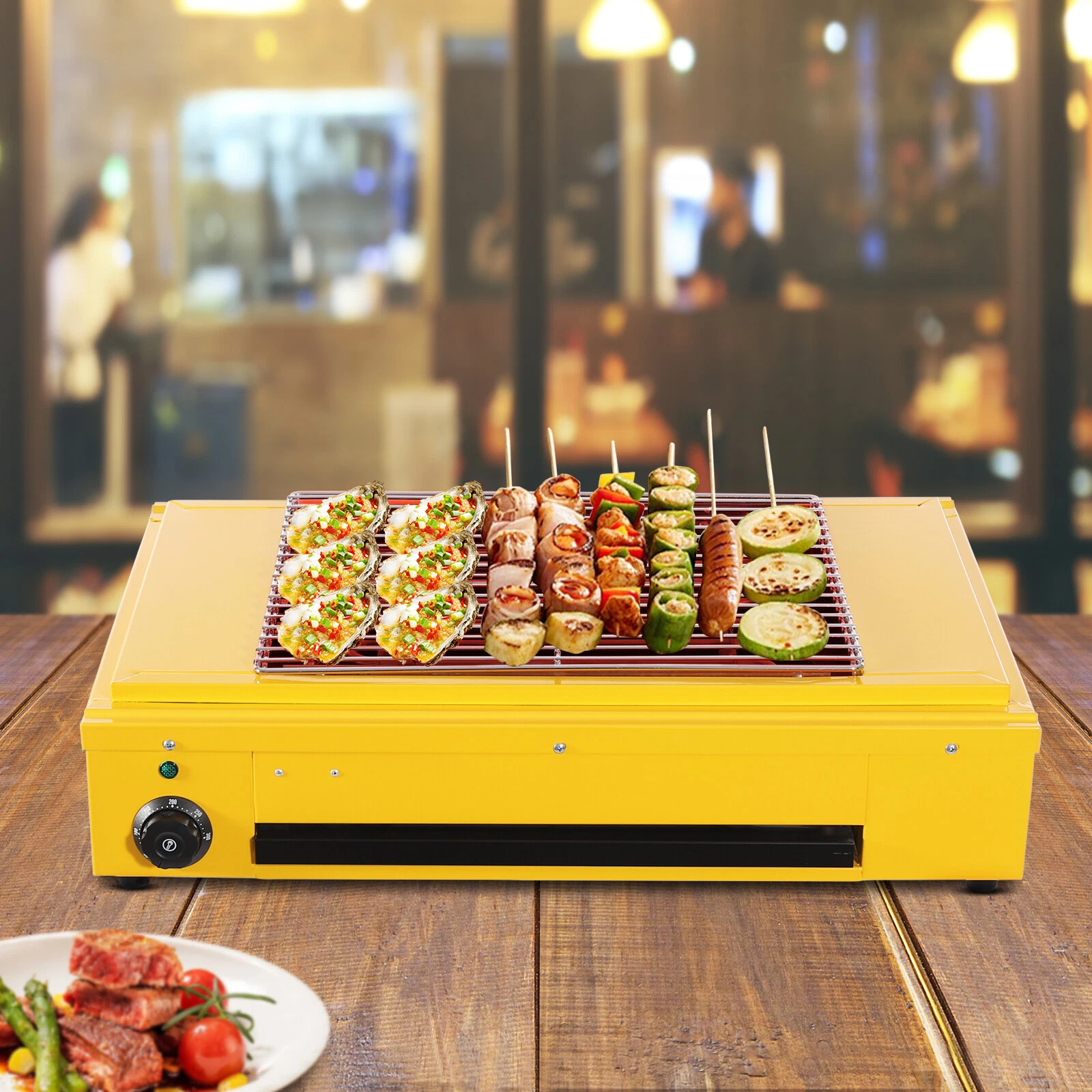 1500W 110V Portable Outdoor Barbecue Grill Electric Grill Electric Indoor Grill！
