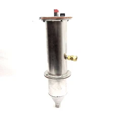 Novatec Dryer/Hopper 5lbs Capacity, 1in NPT, 1in & 1/2in Tube Connection