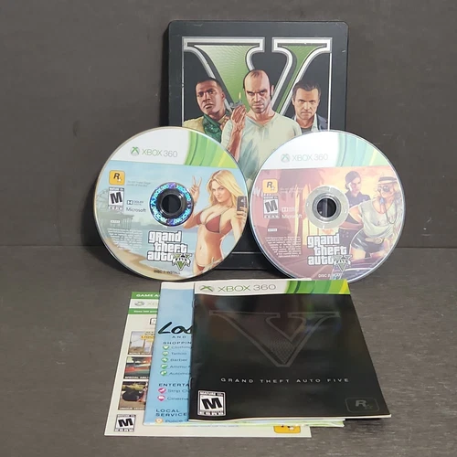 Grand Theft Auto V 5 Special Edition ( Xbox 360) Complete Excellent Refurbished