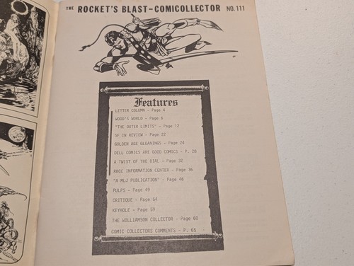 Rocket's Blast Comic Collector RBCC Magazine Lote de 6 109 110 111 112 113 114 - Imagen 17 de 21