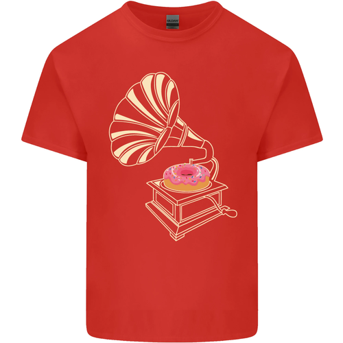Gramophone Donut Music DJ Vinyl Funny Mens Cotton T-Shirt Tee Top - Picture 40 of 110