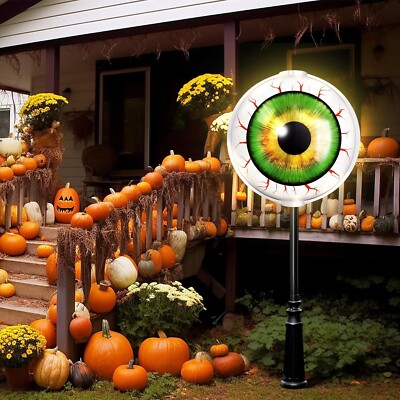 Retisee Halloween Eyeball Lantern Lamp Shade 20 D x 22 H Large Post Light Cover