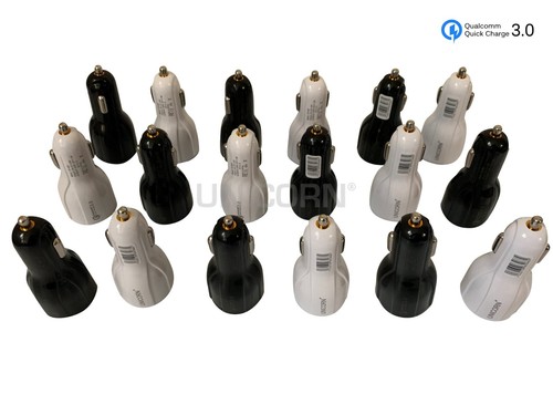 25 Car Adapters Dual Port USB 3A Fast Charge Chargers Wholesale Bulk Lot UNICORN - Picture 8 of 8