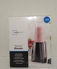 Mainstays Personal Blender, Black One Touch, 15 oz Blend/Travel Cup w/Lid, 220 W