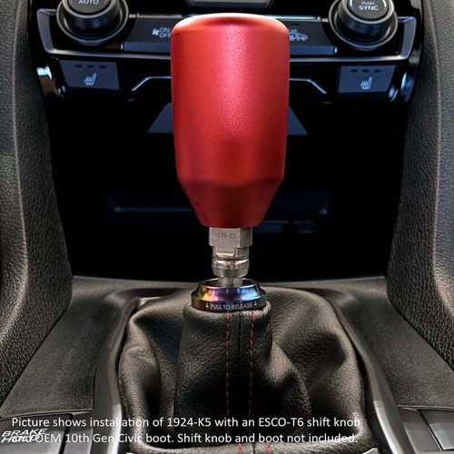 Cuello de bota de turno ACUITY 1924-K5 Most Acura/Honda - titanio quemado - Imagen 11 de 11