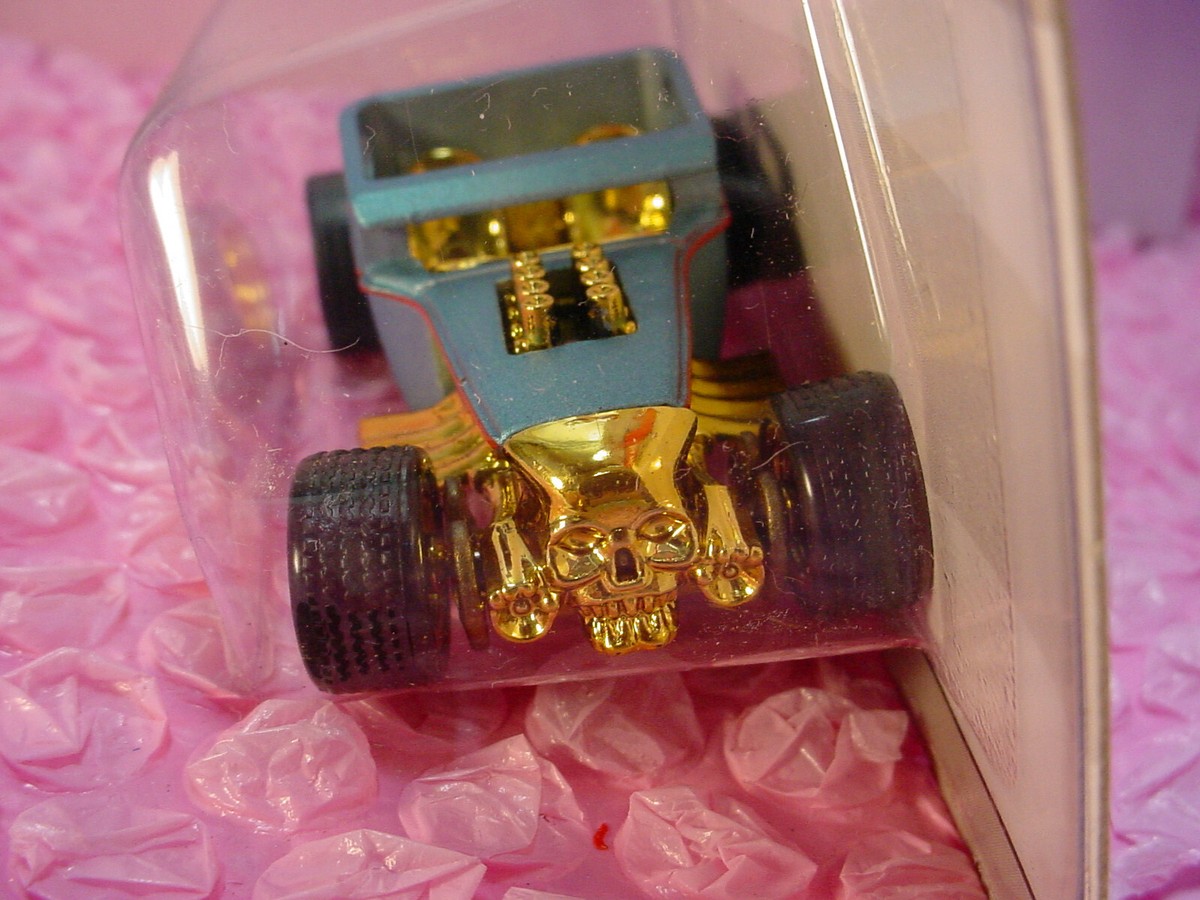 vhtf Hot Wheels LARRY's Holiday BONE SHAKER #2❄️ blue/gold