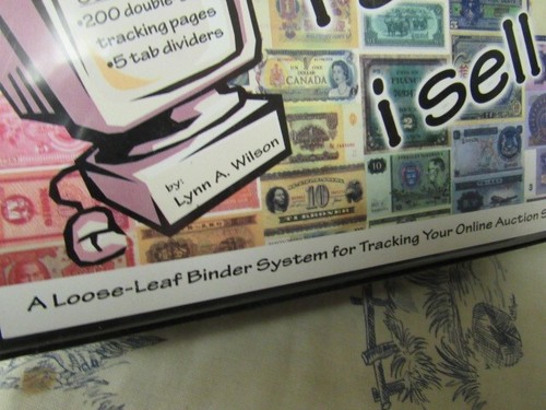 "I Sell (online auctions)" by Lynn A. Wilson Online Sales Organizer Binder Book - Picture 4 of 12
