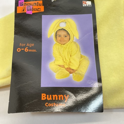 Disfraz de conejito infantil 0-6 meses amarillo polar mono con capucha de una pieza NUEVO DE COLECCIÓN - Imagen 2 de 11