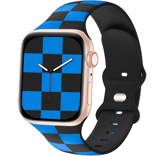 Cinturino sportivo in silicone compatibile Apple Watch serie 9, 8, 7, 6, 5, 4, 3, 2, 1, SE - Foto 2 di 27
