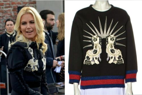 3K New Gucci 2017 Unisex Spaniel Dog Sweatshirt 38 40 2 4 6 Top Sweater S M