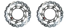 PAR DE DISCOS DELANTE SK2 YAMAHA FJ ABS 1200 1991 WK015L / WK015R BRAKING