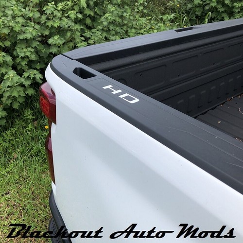 White HD Bed Rail Letter Inserts 2020-2026 Chevy Silverado HD 2500 3500 - Picture 3 of 3
