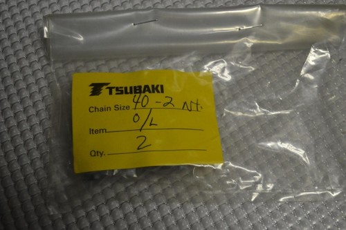 ONE NEW TSUBAKI 40-2 OFFSET LINK Chain Link,Double Strand - Picture 2 of 6