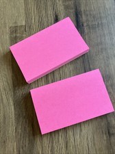 3M SUPER STICKY 127mmx75mm(5” x 3”)Post It Note Pad, REF: 655, CARNIVAL PINK x 2