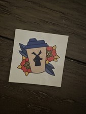 DUTCH BROS Temporary Tattoo Cup Flowers June 28th 2024 NEW