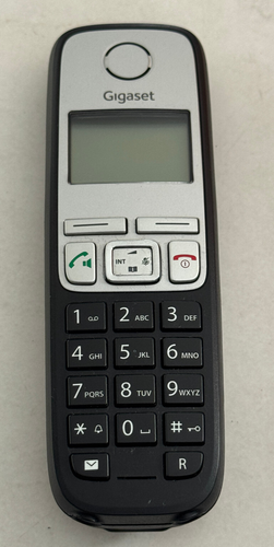 Gigaset A400 Telefon Mobilteil Handgerät ersatz Schwarz inkl. neue Akkus - Bild 1 von 4