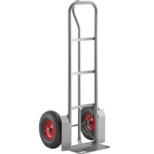 Heavy-Duty Industrial Gray 1000 lb. Hand Truck With 13" Pneumatic Wheels Manual - Picture 8 of 12