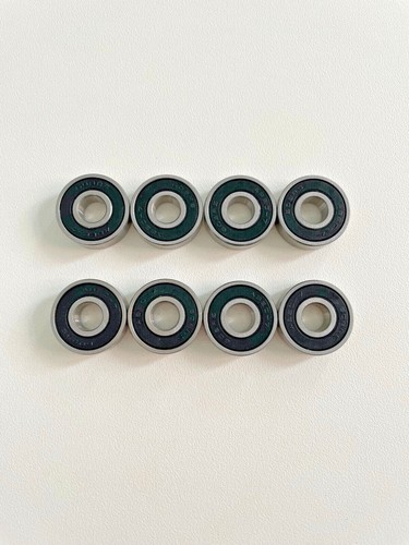8x Rillenkugellager 8x22x7mm 608 2RS ABEC7 Skateboard Inliner Rollschuhe - Bild 2 von 2