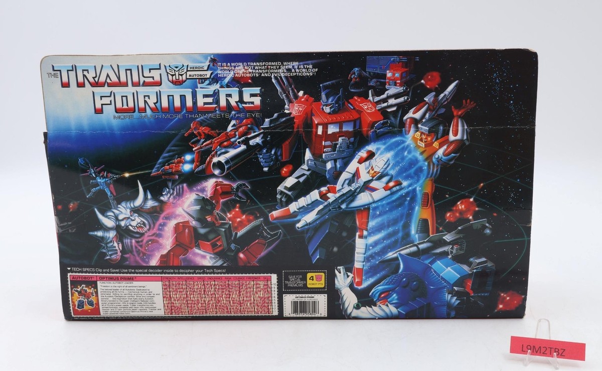 パワーマスターオプティマスプライムインプリート1988 G1 パワーマスターオプティマスプライムインプリート1988 G1